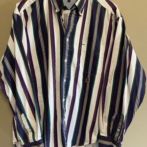 Vintage Tommy Hilfiger Multicolor Striped Shirt